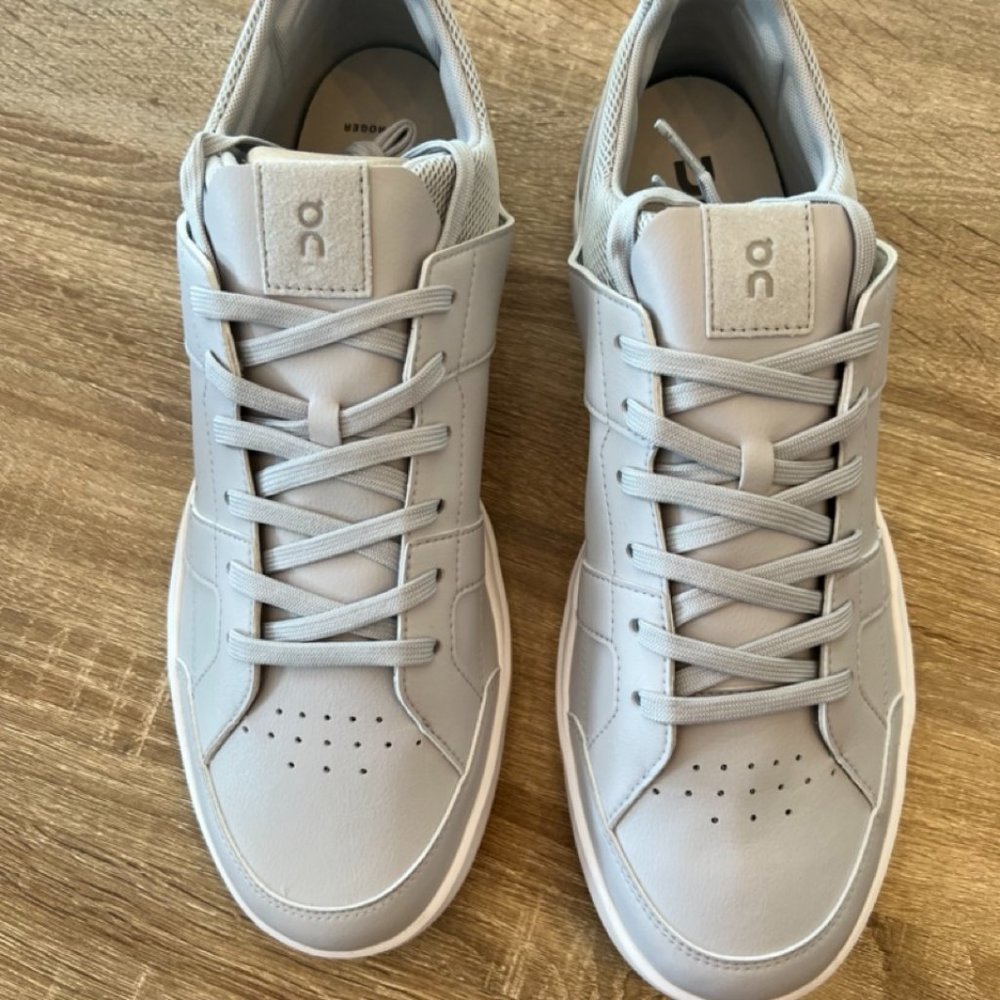 On Roger Clubhouse Glacier/White Men's Size 13